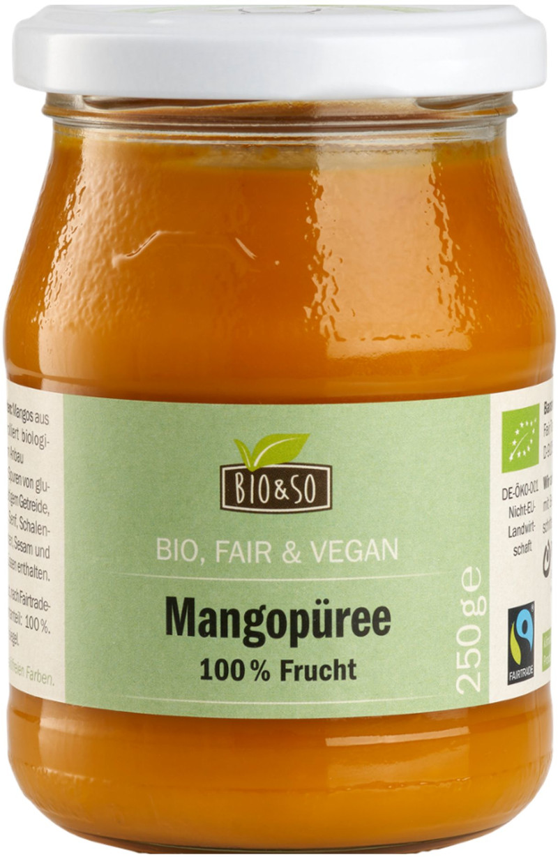 Mangopüree bio Bio&So 6x250g