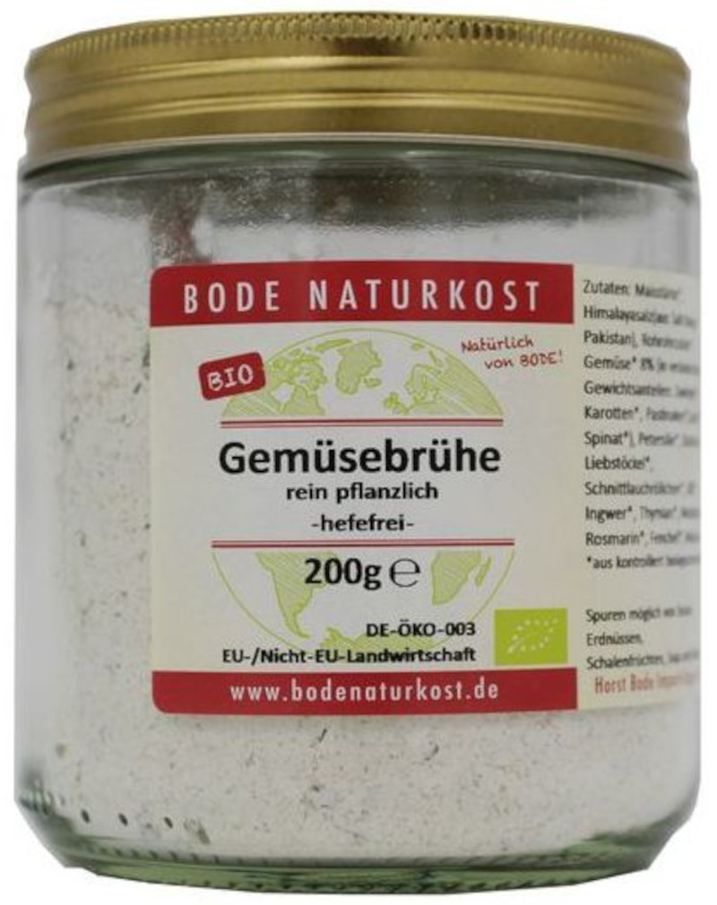 Gemüsebrühe - hefefrei, vegan - bio 12x250g - Neue Qualität, mehr Inhalt
