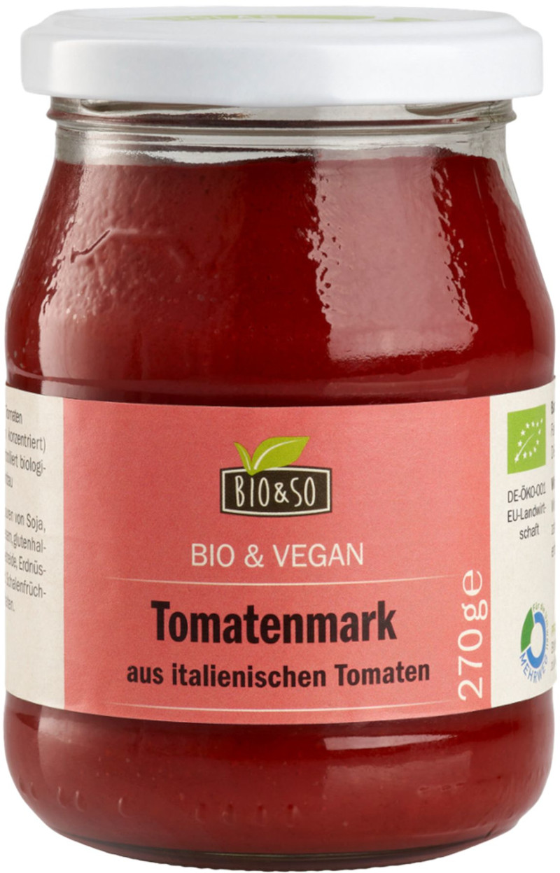 Tomatenmark bio Bio&So 6x270g