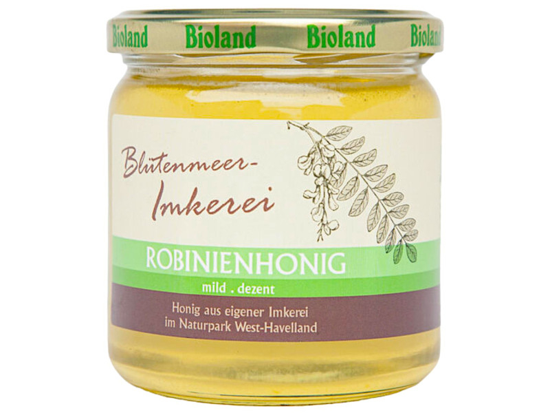 Robinienhonig bio Bioland Deutschland Blütenmeer Imkerei 500g I war Akazienhonig