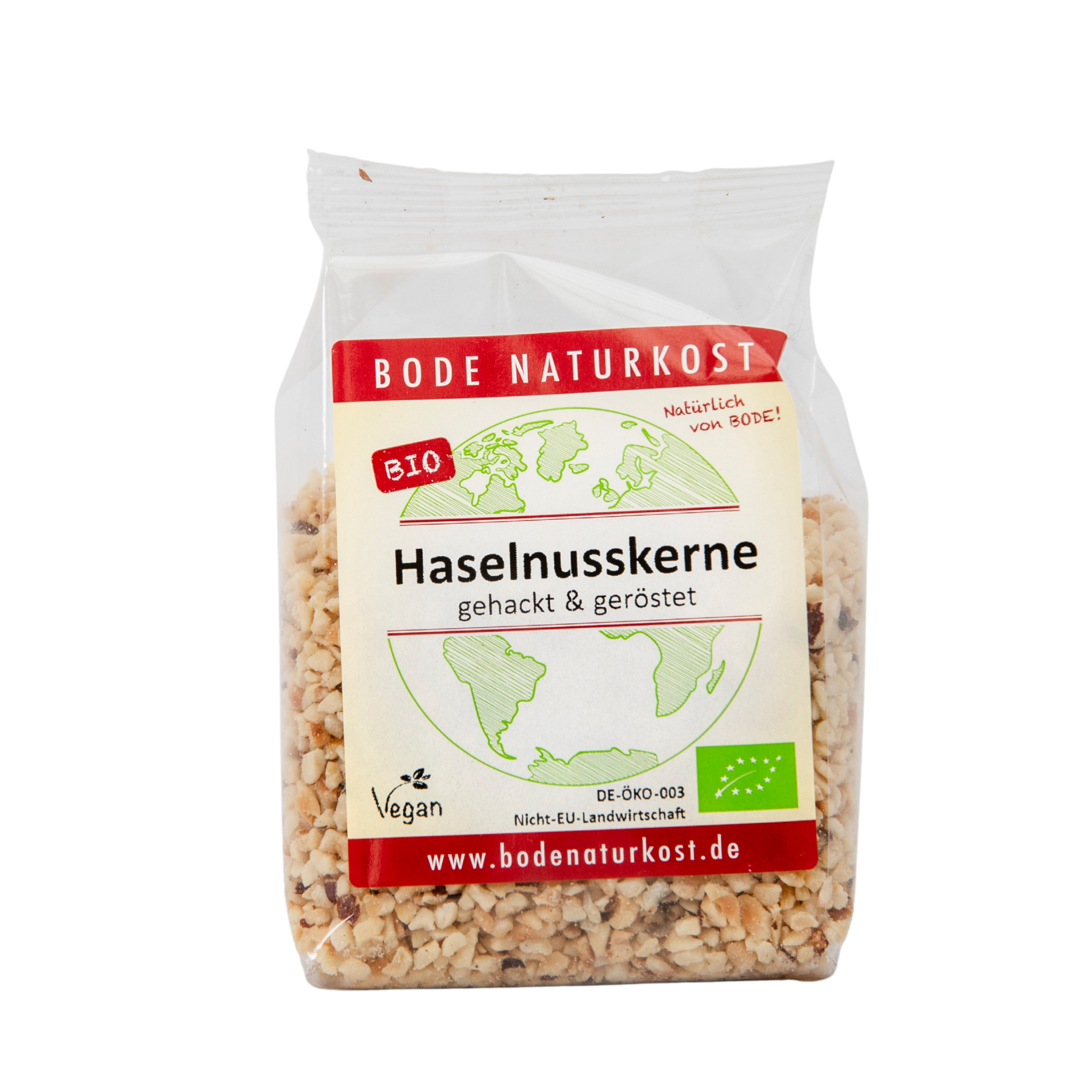 Haselnusskerne gehackt geröstet bio 6x100g