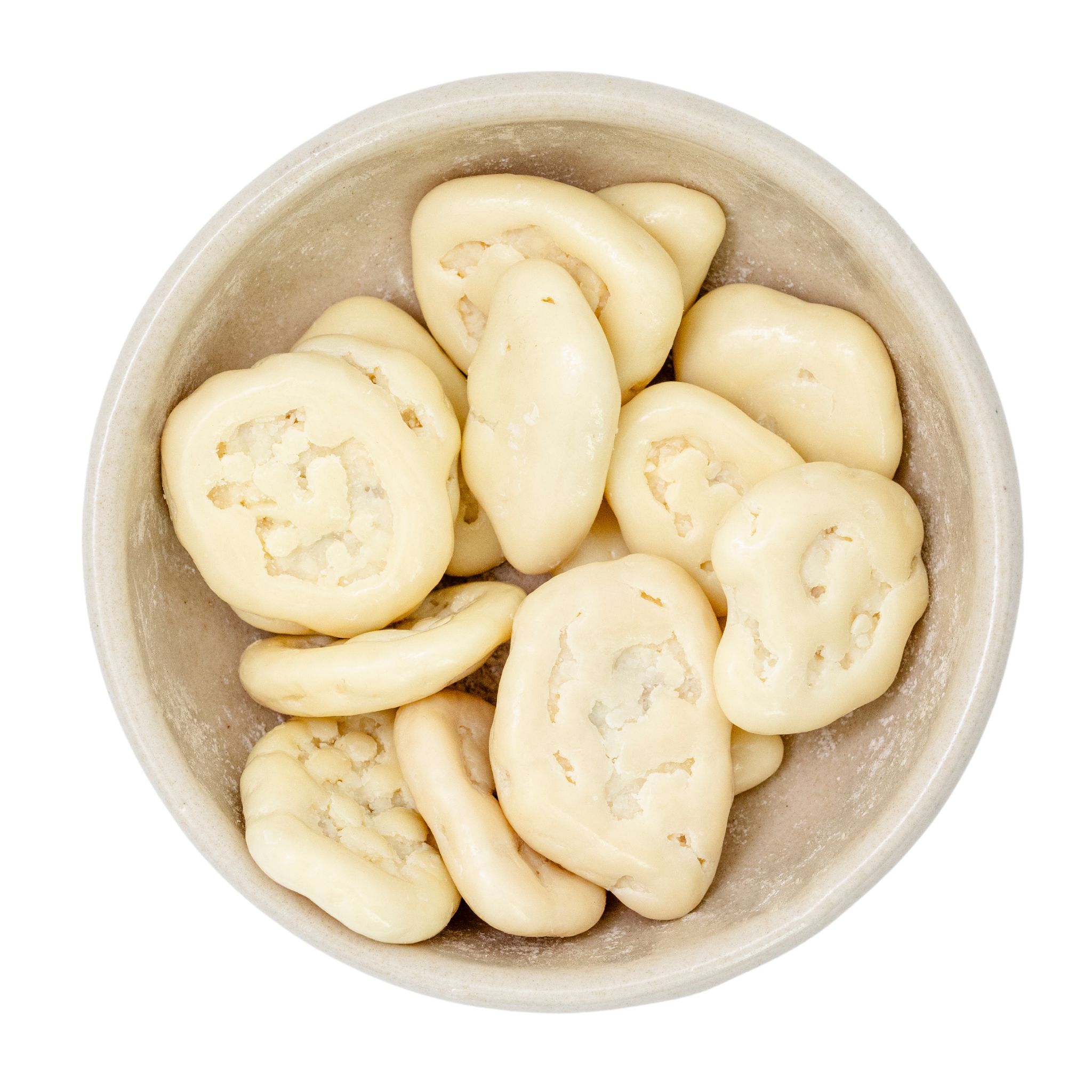 Bananenchips in weißer Schokolade bio 4kg