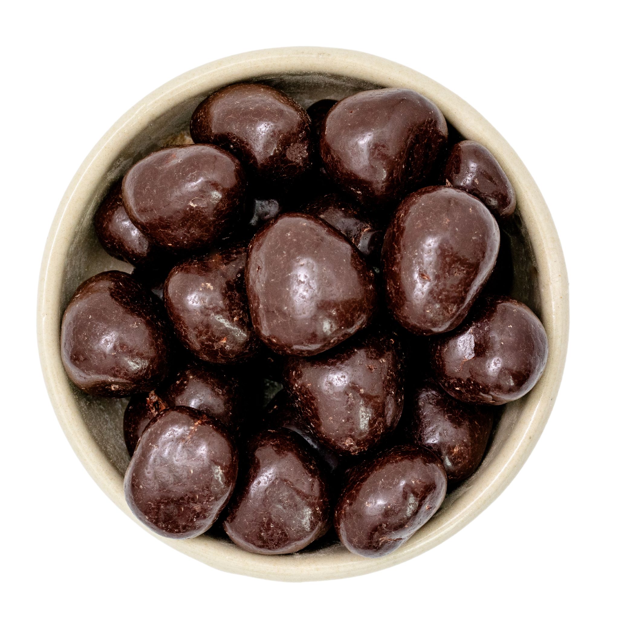 Himbeeren in Zartbitterschokolade bio Fairtrade 2x2,5kg