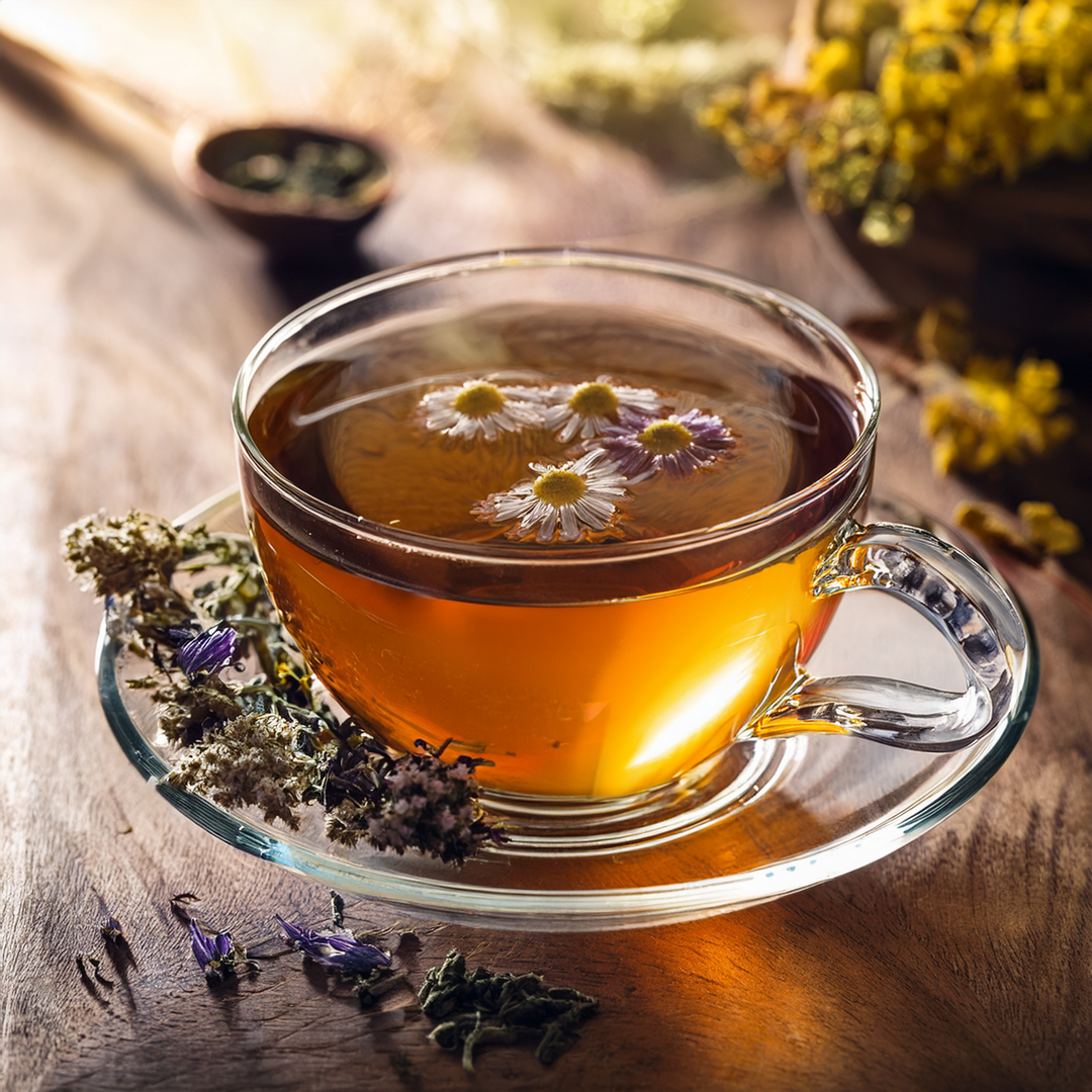 Bio-Kamillentee mit ganzen Blüten