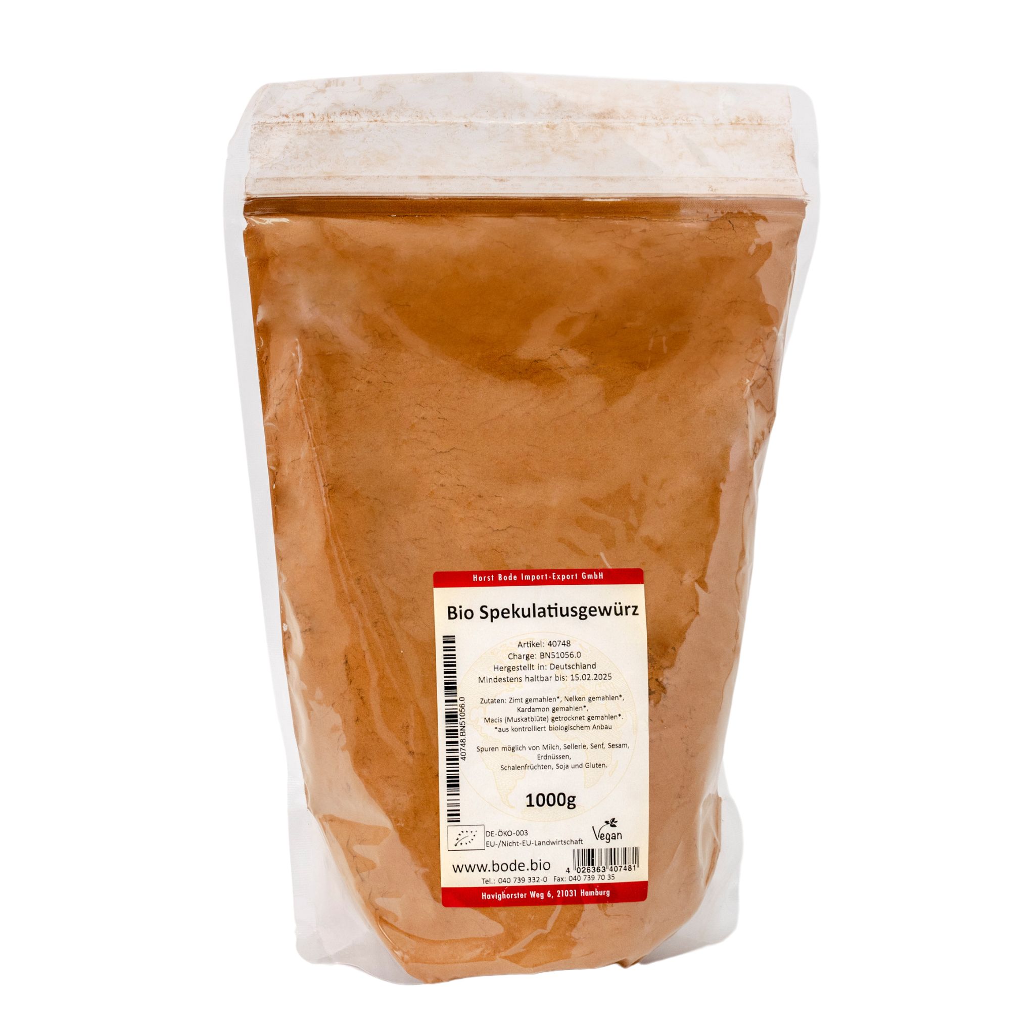 Spekulatiusgewürz bio 1kg