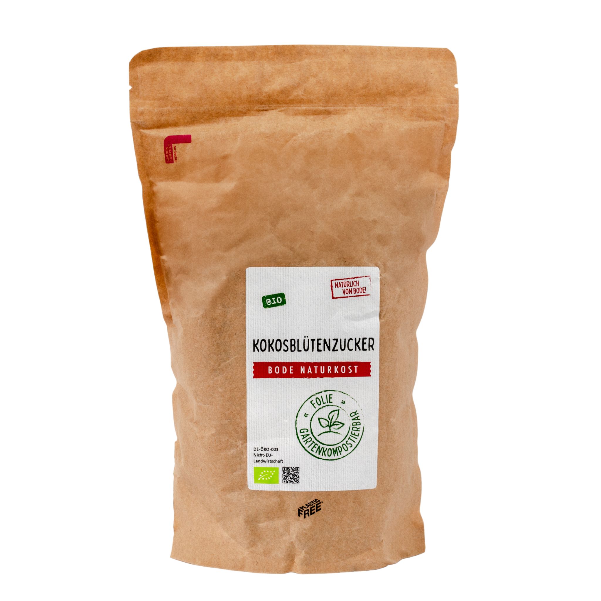 Kokosblütenzucker bio gartenkompostierbarer Beutel 6x800g