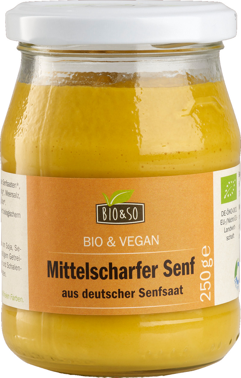 Senf bio Bio&So 6x250g