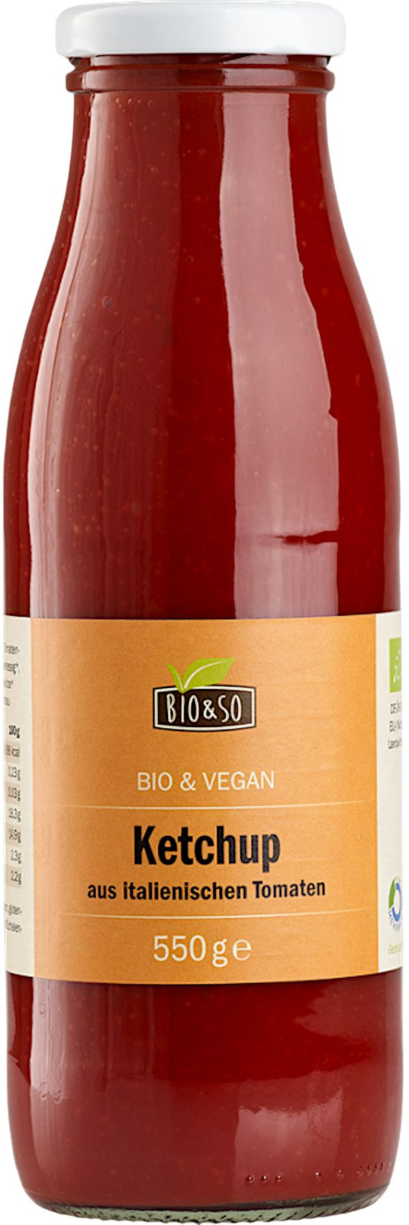 Ketchup bio Bio&So 12x550g