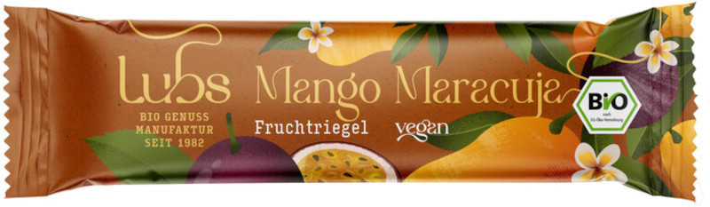 Fruchtriegel Mango Maracuja bio Lubs 25x30g