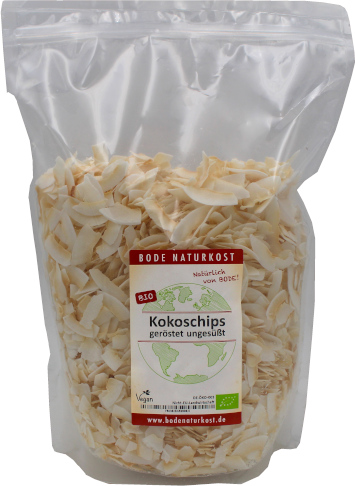 Kokoschips geröstet ungesüßt 800g
